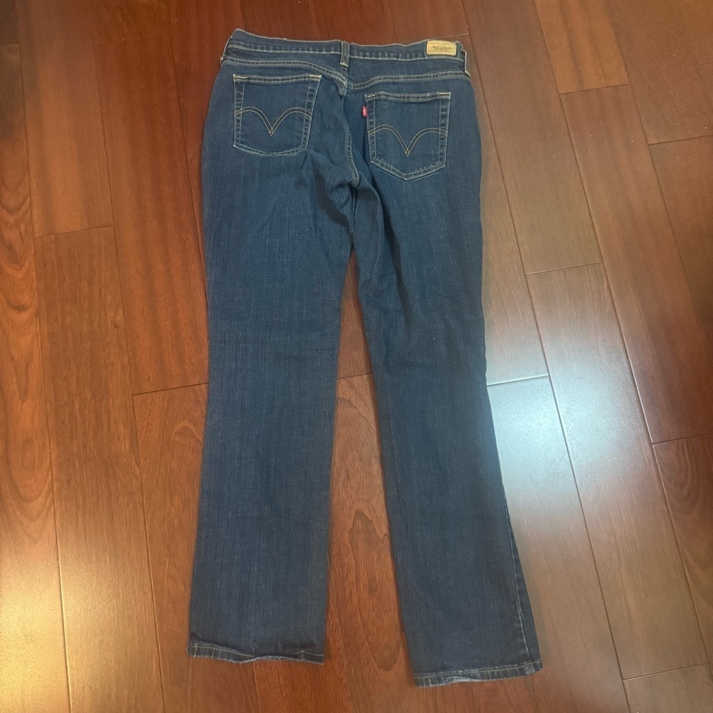 Levi's Red Label Dark Blue Women's Straight Leg Jeans Size 8 - Picture 5 of 6